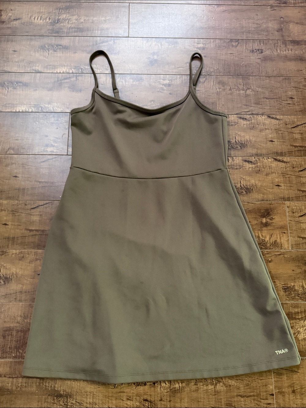 TNA Olive Slip Mini Dress
